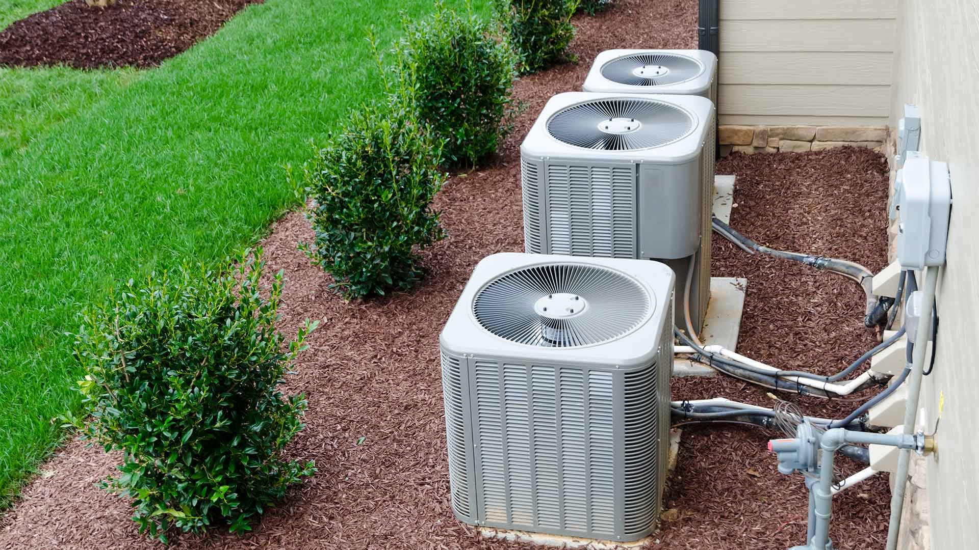 hvac units at house yard massapequa ny